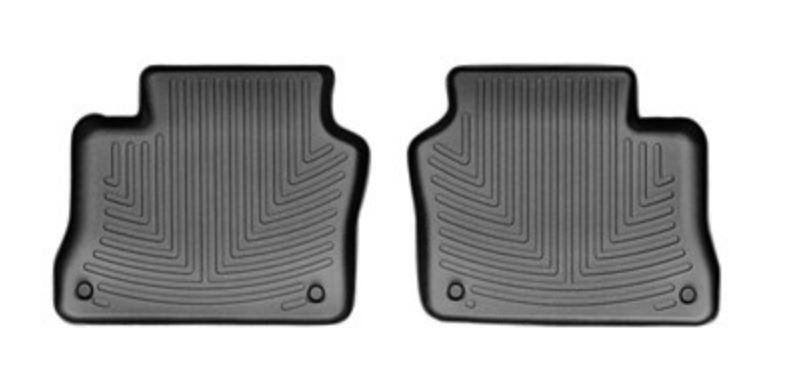 Ковры резиновые WeatherTech Porsche Panamera 2010-2016  задние черные фото