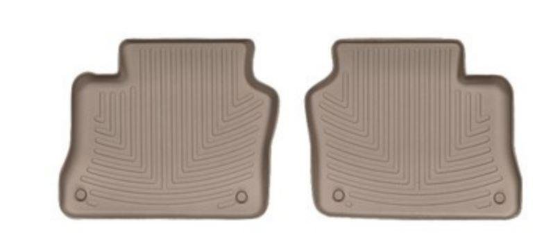 Ковры резиновые WeatherTech Porsche Panamera 2010-2016  задние бежевые фото