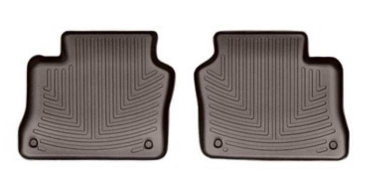 Ковры резиновые WeatherTech Porsche Panamera 2010-2016  задние какао фото