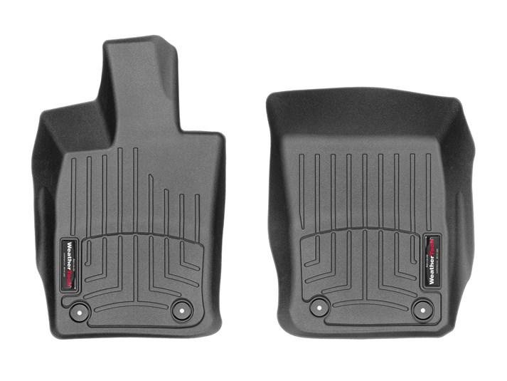 Ковры резиновые WeatherTech Porsche Panamera 2017+  передние черные фото