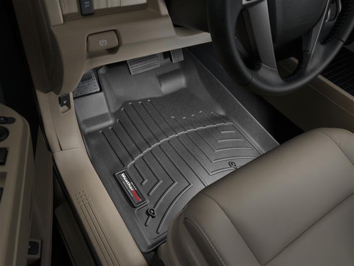 Ковры резиновые WeatherTech Honda Pilot 2009-2014 передние черные фото