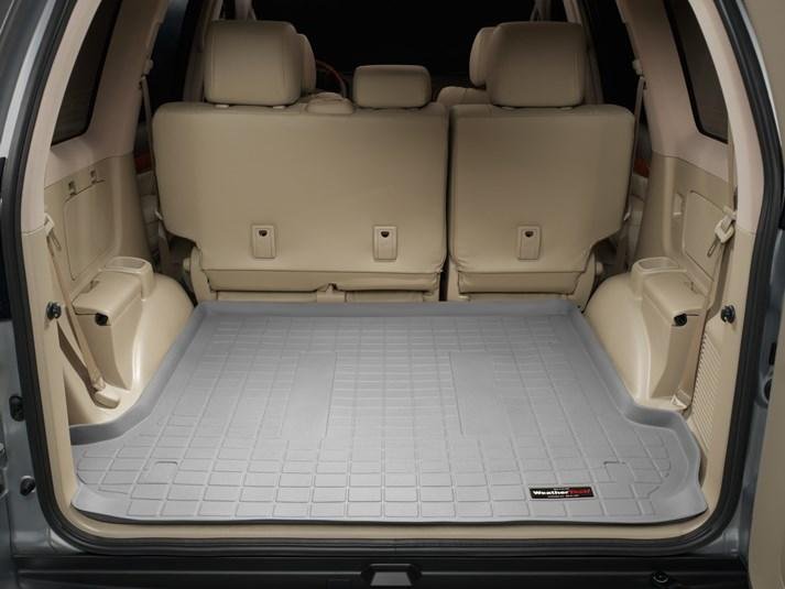 Ковры резиновые WeatherTech Toyota LC120 2003-2009 в багажник серый фото