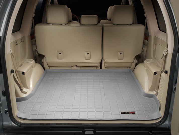 Ковры резиновые WeatherTech Lexus GX470 2003-2008 в багажник серый фото