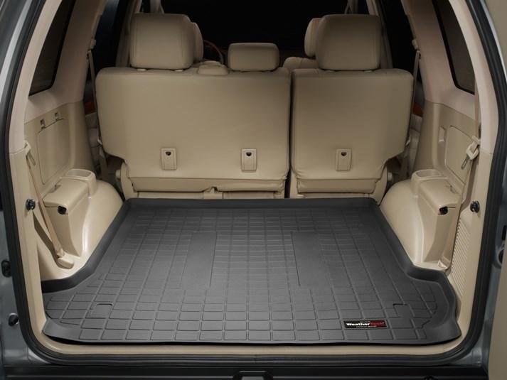 Ковры резиновые WeatherTech Lexus GX470 2003-2008 в багажник черный фото