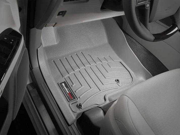 Ковры резиновые WeatherTech Toyota LC150 2009-2013  передние серые фото
