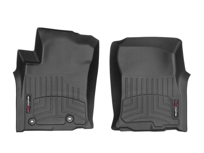 Ковры резиновые WeatherTech Toyota LC150 2019+  передние черные фото