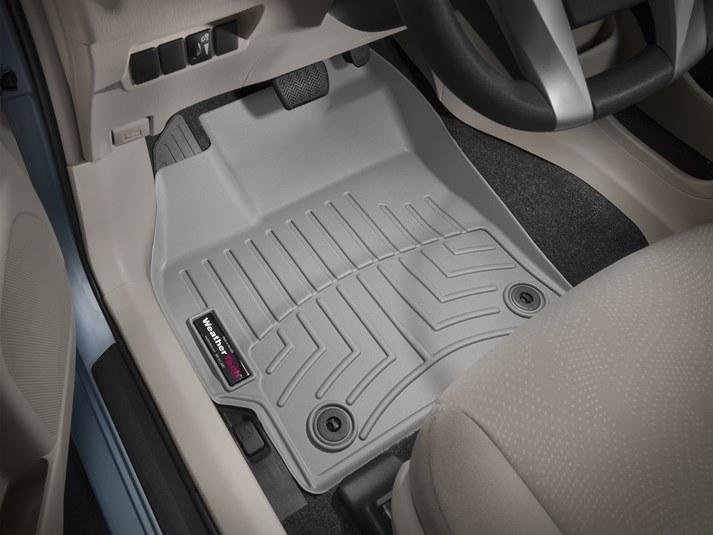 Ковры резиновые WeatherTech Toyota Prius 2012-2016  передние серые фото