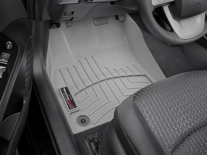 Ковры резиновые WeatherTech Toyota Prius 2017+  передние серые фото