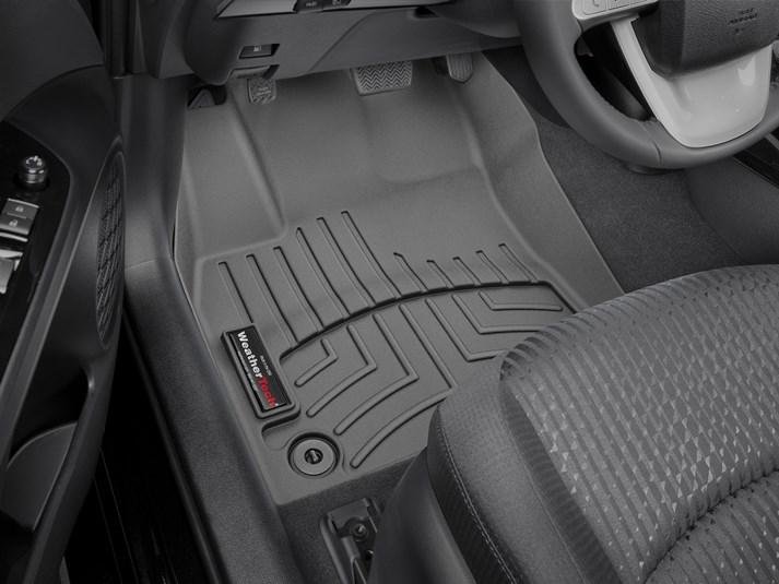 Ковры резиновые WeatherTech Toyota Prius 2017+  передние черные фото