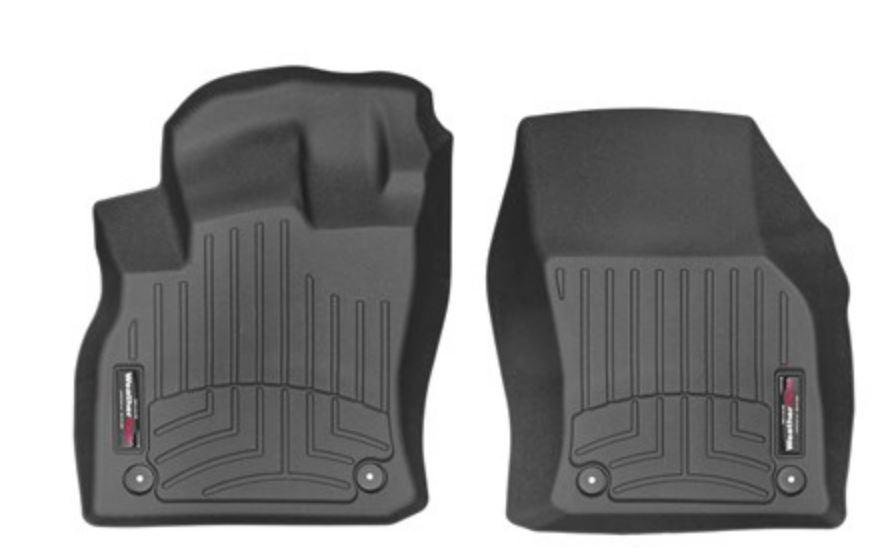 Ковры резиновые WeatherTech  Audi Q3 2019+ передние черные фото