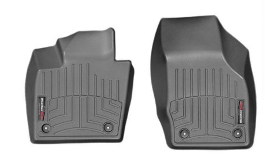 Ковры резиновые WeatherTech Audi Q3 EUROPA 2011-2018 передние черные фото