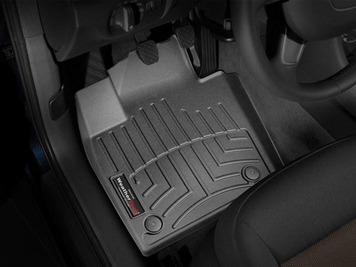 Ковры резиновые WeatherTech Audi Q3 EUROPA 2011-2018 передние черные фото
