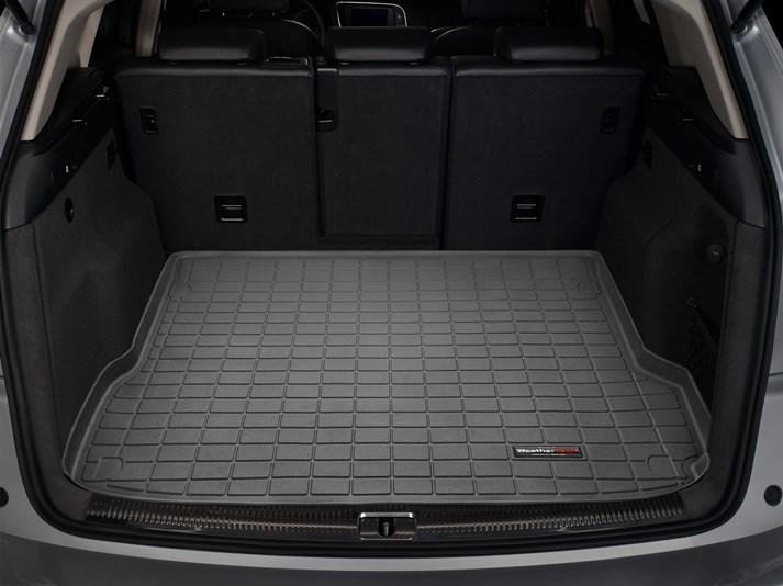 Ковры резиновые WeatherTech Audi Q5 2009-2017 в багажник черный фото