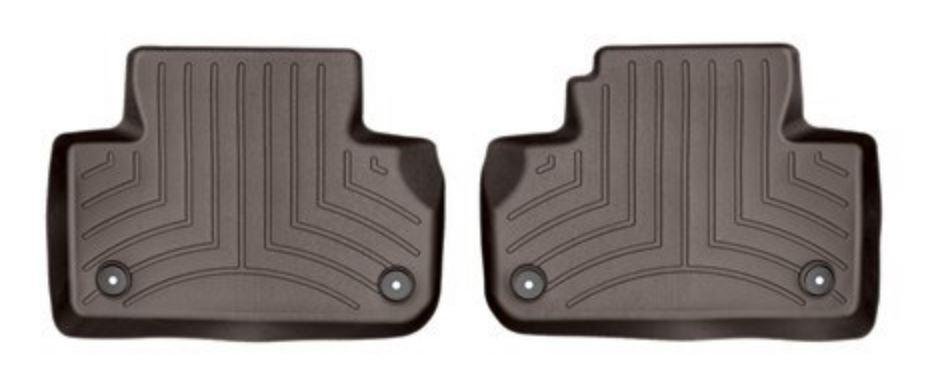 Ковры резиновые WeatherTech задние какао Audi Q5 2018+ фото