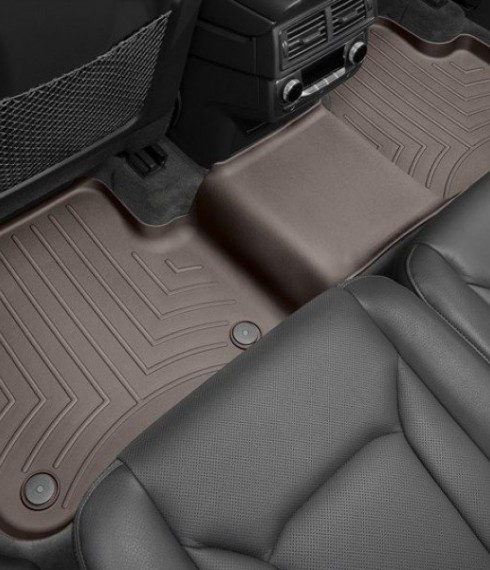 Ковры резиновые WeatherTech Audi Q7 16+ задние какао фото