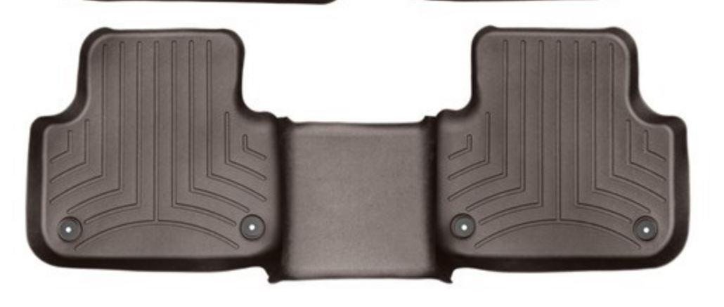 Ковры резиновые WeatherTech задние какао для Audi Q8 2018+ фото