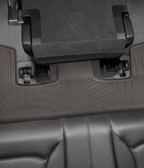 Ковры резиновые WeatherTech Audi Q7 16+ третий ряд какао фото