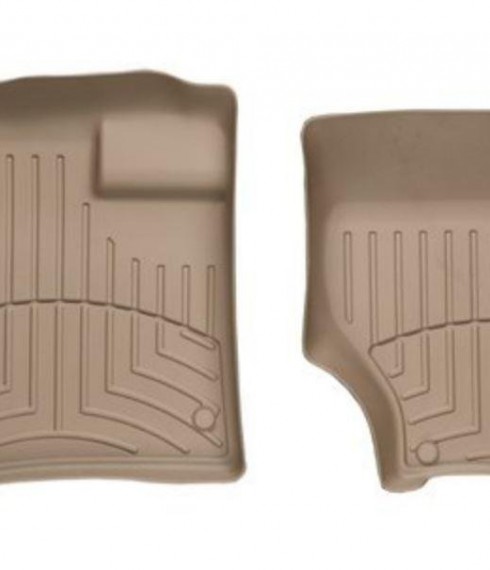 Ковры резиновые WeatherTech Audi Q7 2006-2014 передние бежевые фото