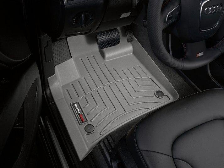 Ковры резиновые WeatherTech Audi Q7 2006-2014 передние серые фото