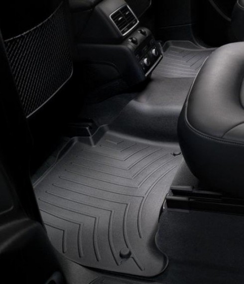 Ковры резиновые WeatherTech Audi Q7 2006-2014 задний черный фото