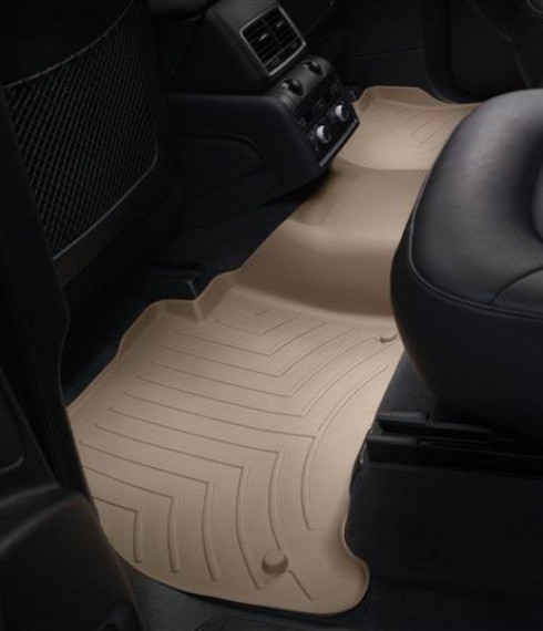 Ковры резиновые WeatherTech Audi Q7 2006-2014 задний бежевый фото