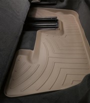 Ковры резиновые WeatherTech Audi Q7 2006-2014 третий ряд бежевый фото