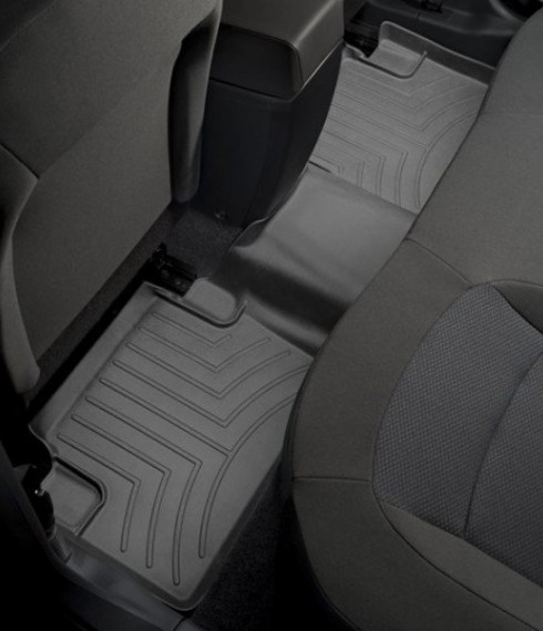 Ковры резиновые WeatherTech Nissan Qashqai 2006-2014 задний черный фото