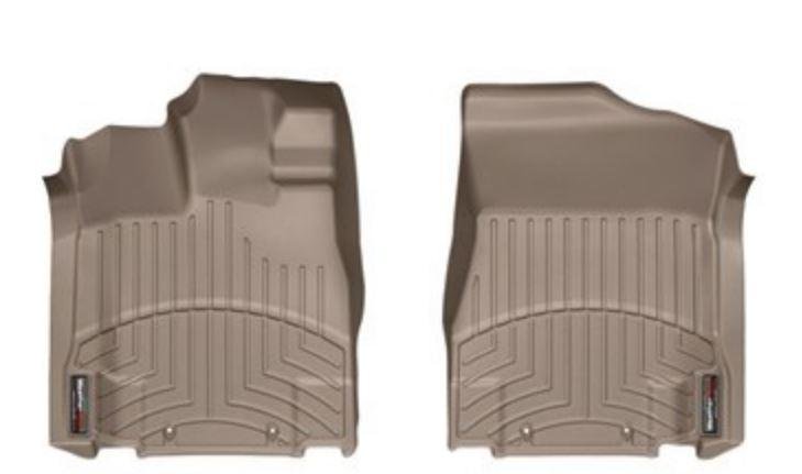 Ковры резиновые WeatherTech Nissan Quest 2011-2017 передние бежевые фото