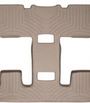 Ковры резиновые WeatherTech Nissan Quest 2011-2017 2+3 ряд  бежевые фото