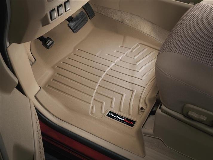 Ковры резиновые WeatherTech Infiniti QX56 2004-2010 передние бежевые фото