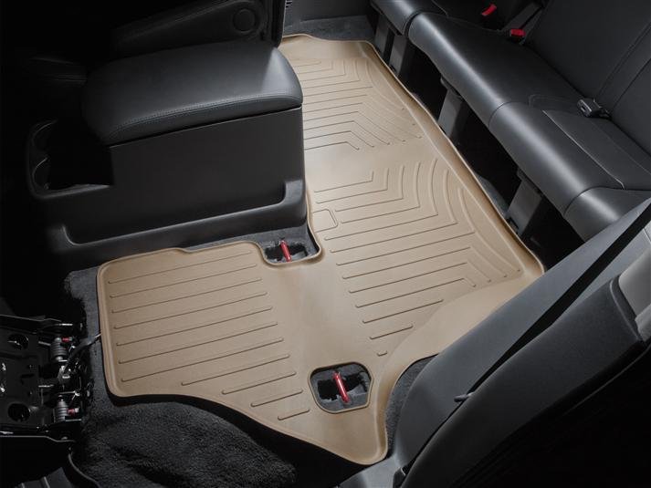 Ковры резиновые WeatherTech Infiniti QX56 2004-2010 третий ряд бежевый фото