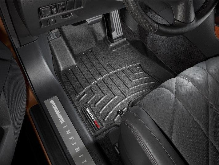 Ковры резиновые WeatherTech Infiniti FX / QX70 2008-2017  передние черные фото