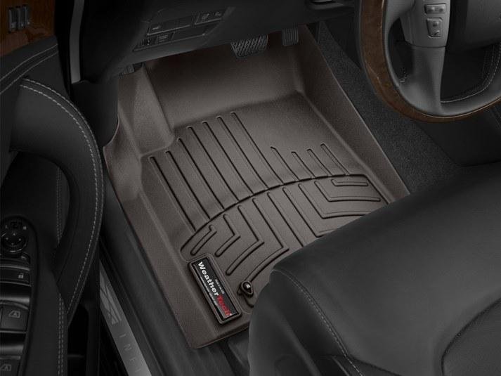 Ковры резиновые WeatherTech Infiniti QX80 2011-2018 передние какао фото