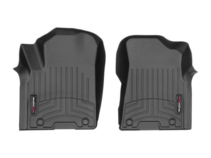 Ковры резиновые WeatherTech Infiniti QX80 2019+ передние черные фото