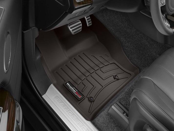 Ковры резиновые WeatherTech Range Rover Discovery 2017+ передние какао фото