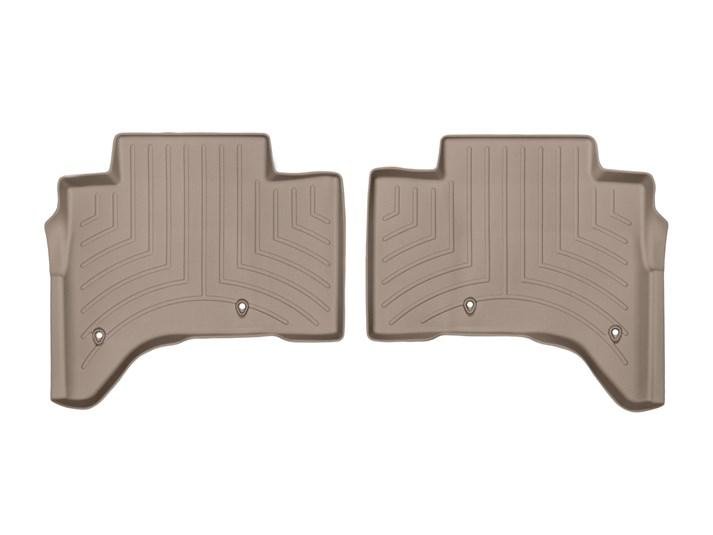 Ковры резиновые WeatherTech Range Rover  2013-2018 задние бежевые ( с консолью ) фото
