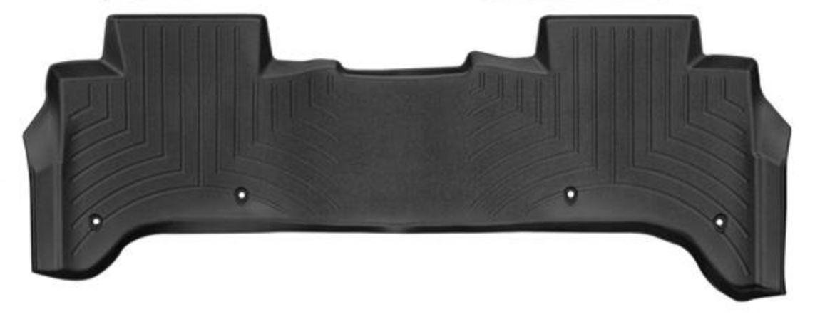 Ковры резиновые WeatherTech Range Rover  2013-2018 задний черный ( без консоли ) фото