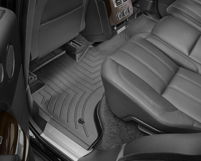 Ковры резиновые WeatherTech Range Rover  2013-2018 задний черный ( без консоли ) фото