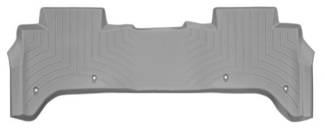 Ковры резиновые WeatherTech Range Rover  2013-2018 задний серый ( без консоли ) фото