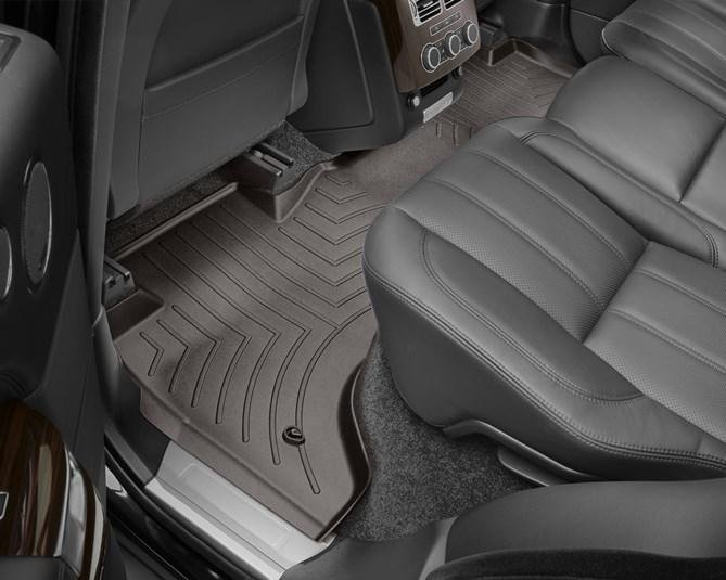 Ковры резиновые WeatherTech Range Rover  2013-2018 задний какао ( без консоли ) фото