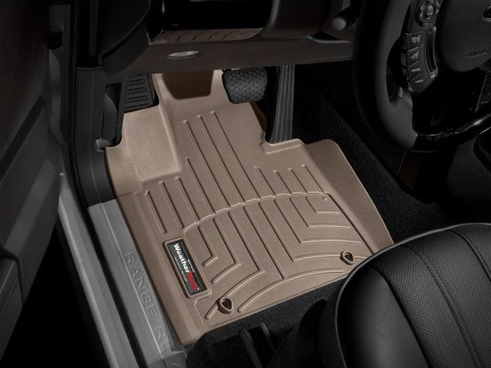 Ковры резиновые WeatherTech Range Rover  2011-2012 передние бежевые фото