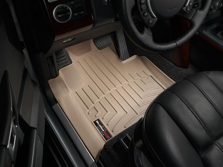 Ковры резиновые WeatherTech Range Rover  2003-2009 передние бежевые фото