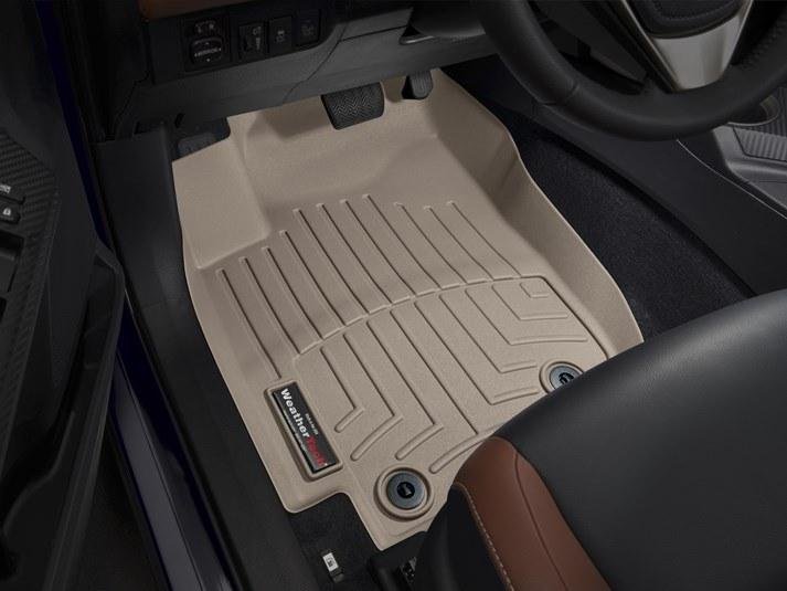 Ковры резиновые WeatherTech Toyota RAV4  2013-2018 передние бежевые фото