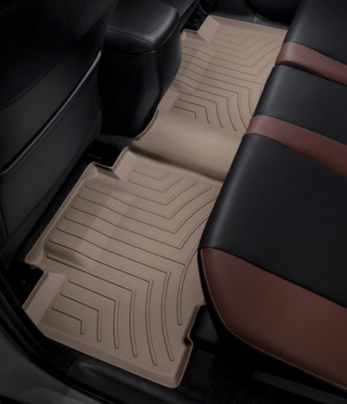Ковры резиновые WeatherTech Toyota RAV4  2013-2018 задние бежевые фото
