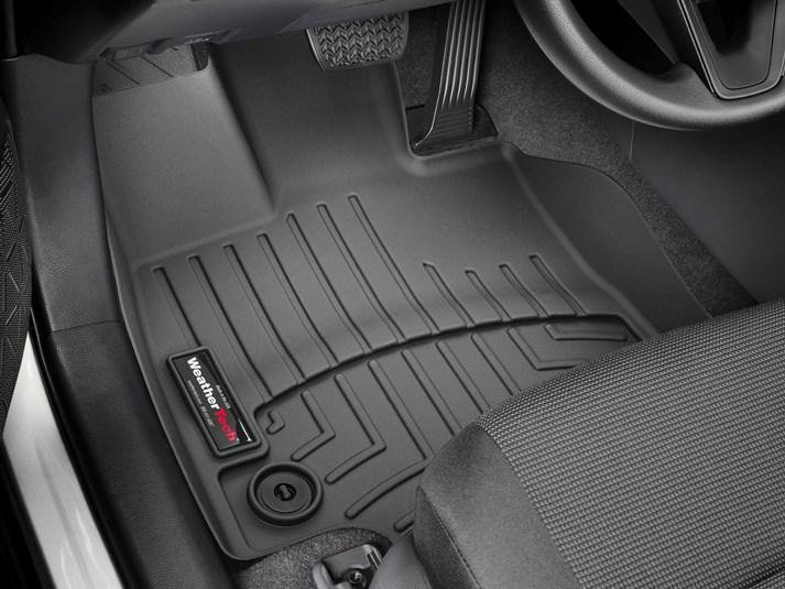 Ковры резиновые WeatherTech Toyota RAV4  2019+ передние черные фото