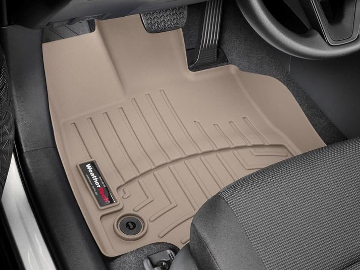 Ковры резиновые WeatherTech Toyota RAV4  2019+ передние бежевые фото