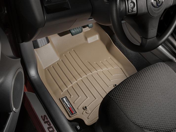 Ковры резиновые WeatherTech Toyota RAV4  2006-2012 передние бежевые фото