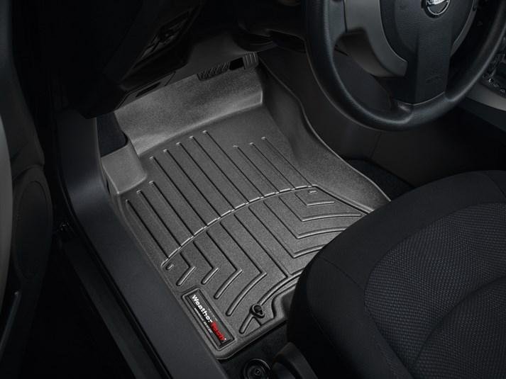 Ковры резиновые WeatherTech  Nissan Rogue 2007-2013 передние черные фото