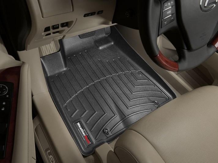 Ковры резиновые WeatherTech Lexus RX 2009-2012 передние черные фото