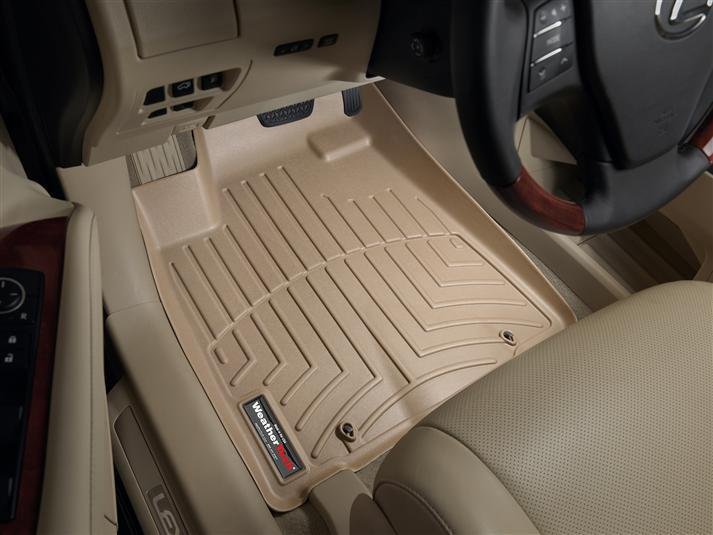 Ковры резиновые WeatherTech Lexus RX 2009-2012 передние бежевые фото